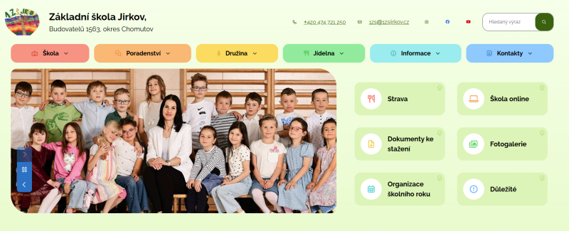 Nový web